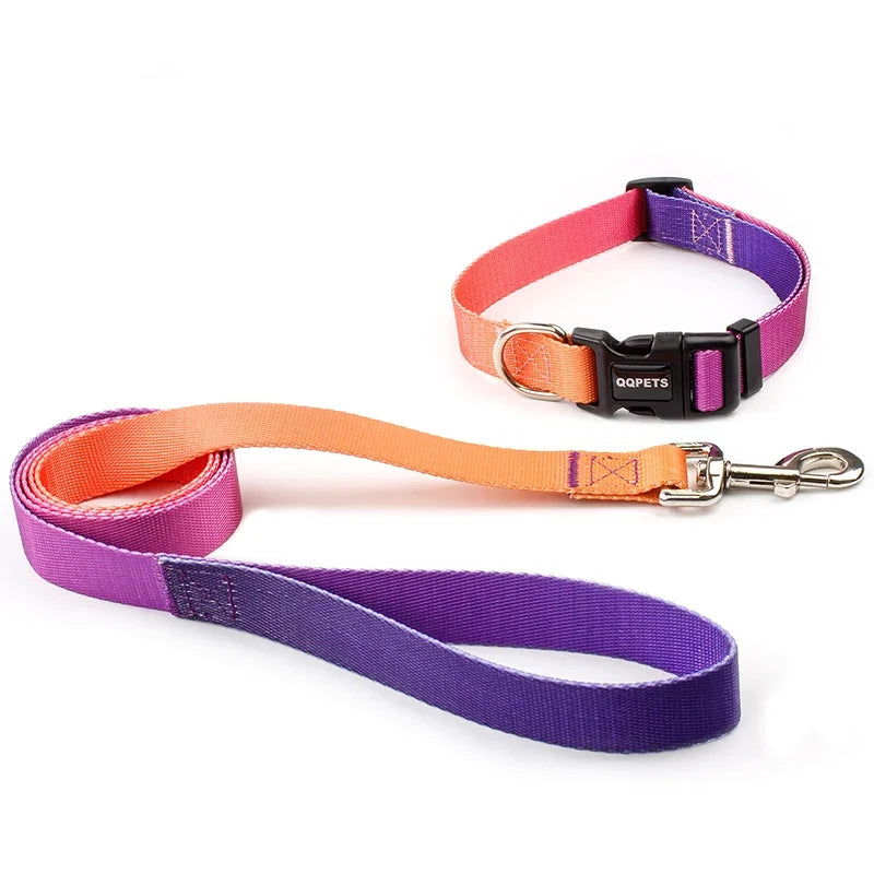 Adjustable Nylon Dog Collar & Leash Set - Quick Release Buckle - photo 13