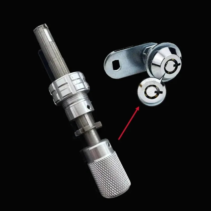 New Lock Tools 1Pcs 7 Pin Advanced Tubular Lock Tool Set For Padlock Tool Cross Pic-ik Tubular Pick Stainless Steel Tubular