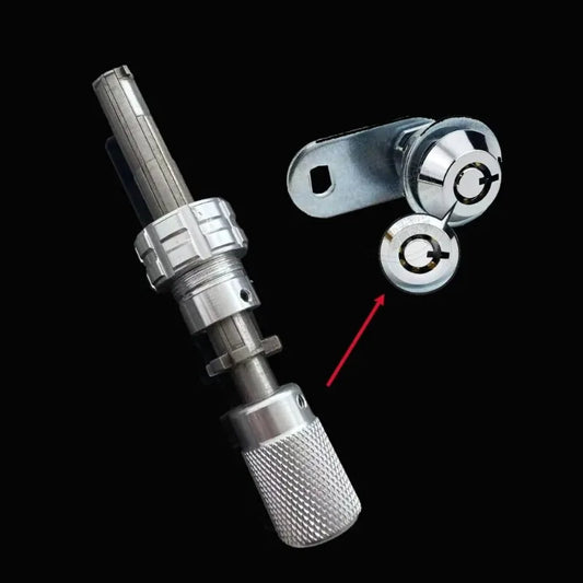 New Lock Tools 1Pcs 7 Pin Advanced Tubular Lock Tool Set For Padlock Tool Cross Pic-ik Tubular Pick Stainless Steel Tubular