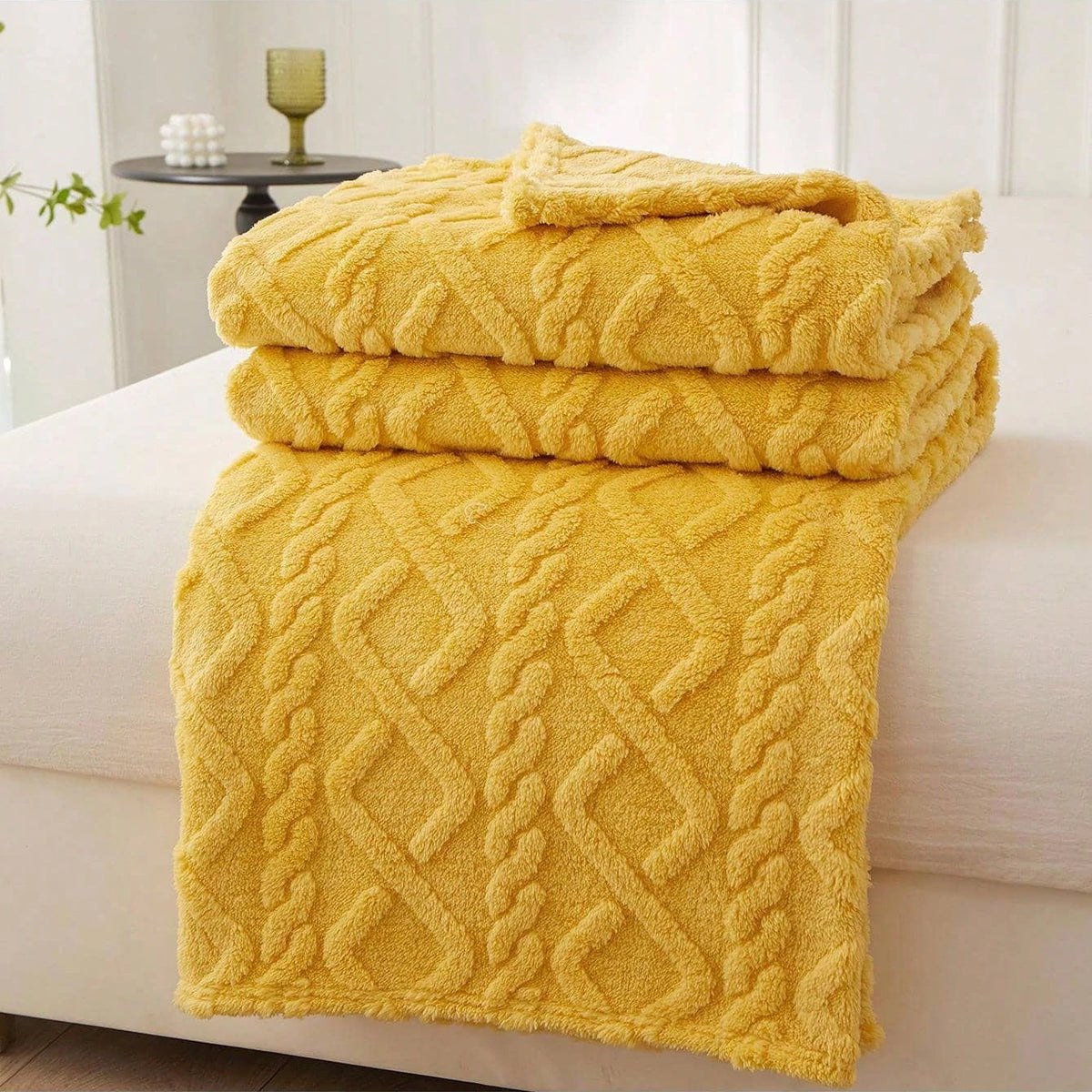 Lightweight Coral Fleece Blanket - Single-Layer Throw for Bed and Sofa - photo 12