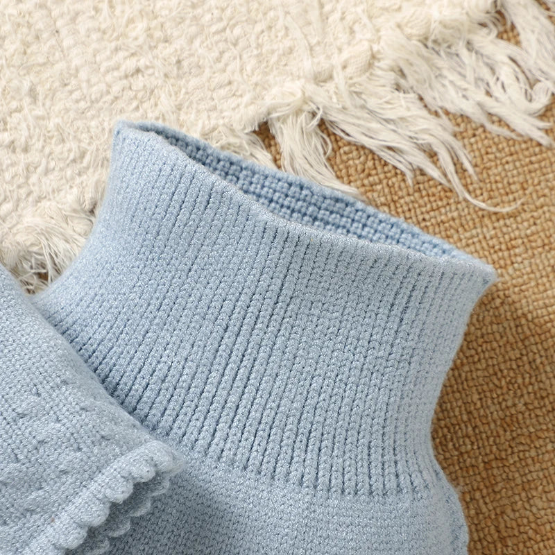 Baby Knit Sweater and Pants Set - Warm Two-Piece Winter Outfit - photo 5