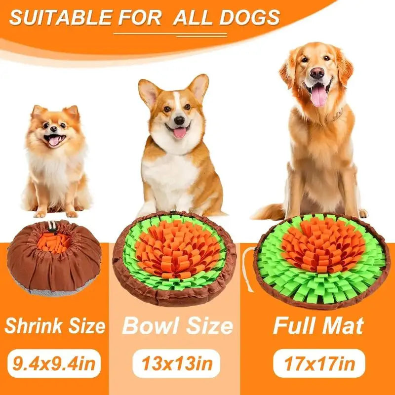 Travel Snuffle Mat for Dogs & Cats - Foraging Feed Game – photo 2