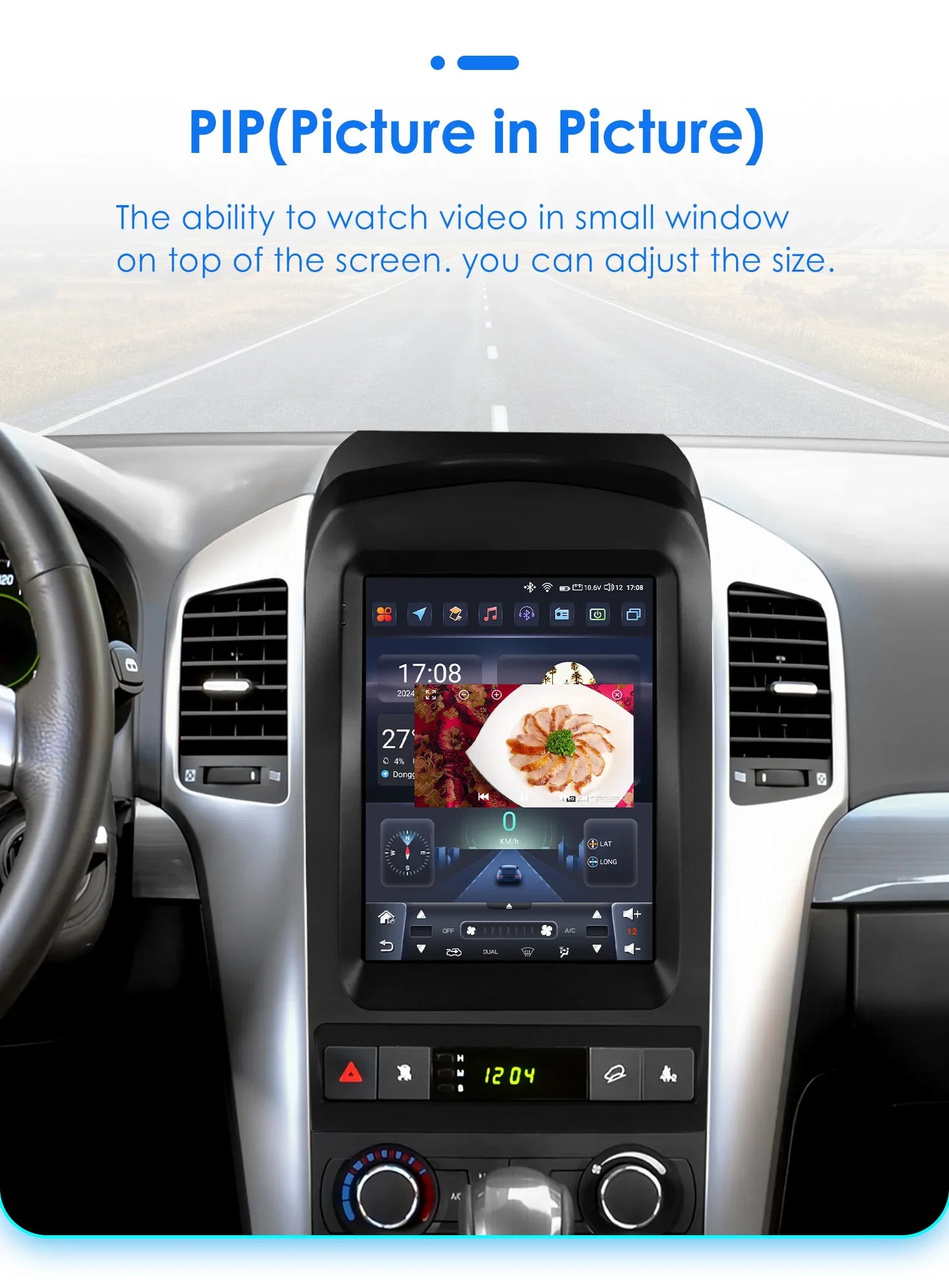 9.7"Android 14 Autoradio for Chevrolet Captiva 2006-2012 multimedia Video player GPS navi Stereo Audio 2din Carplay Touch Screen