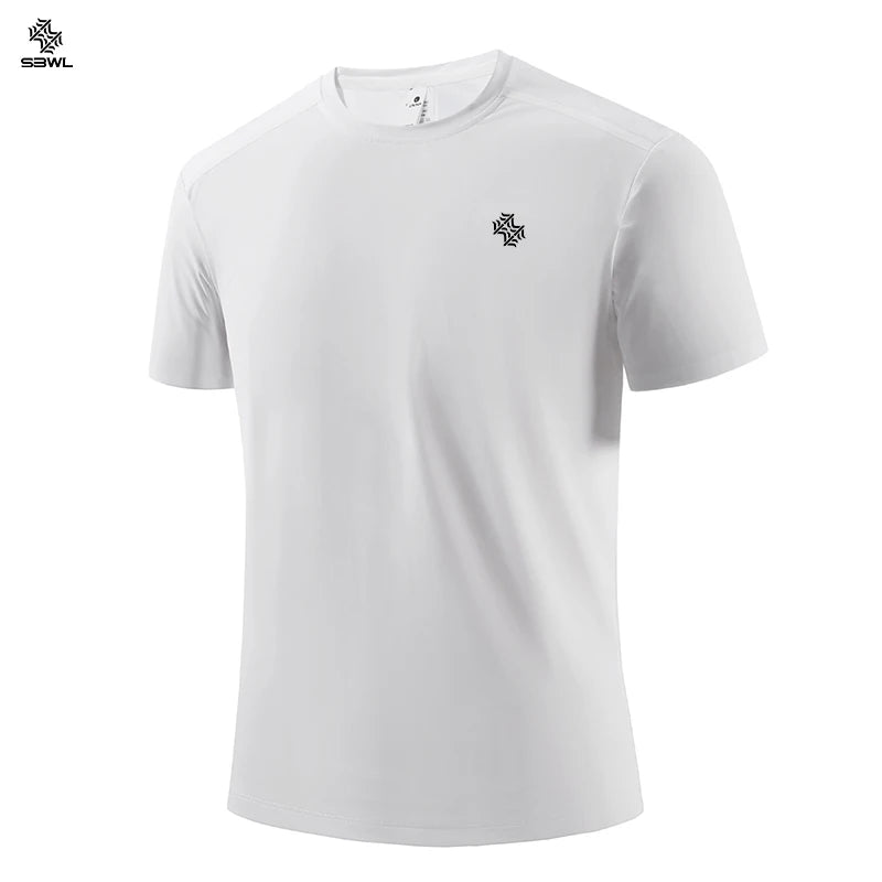 Men's Quick-Dry Fitness T-Shirt — Breathable Short-Sleeve Gym & Running Top