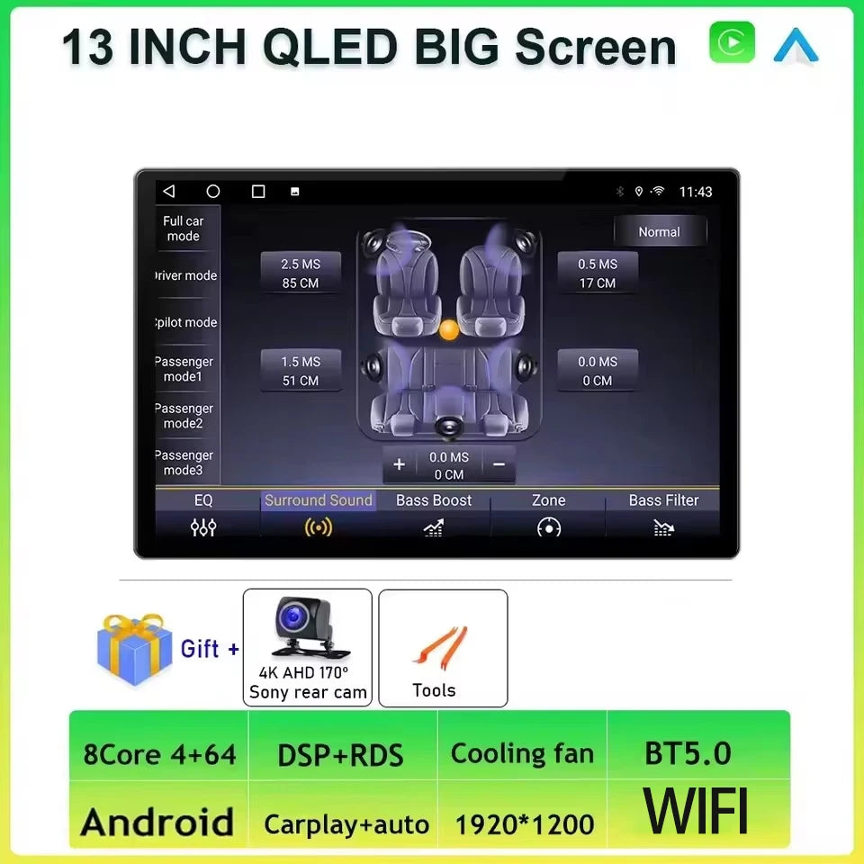 Android Car Stereo for Peugeot 3008, 4008 & 5008 (2017–2020) — CarPlay, Android Auto, GPS Navigation