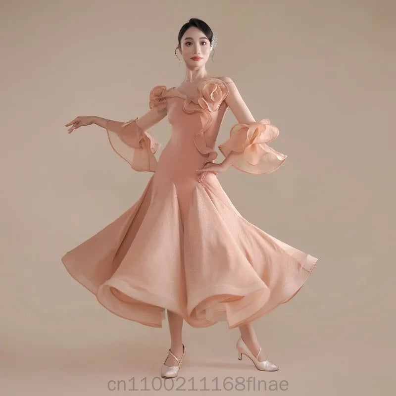 Women's modern ballroom competition dress