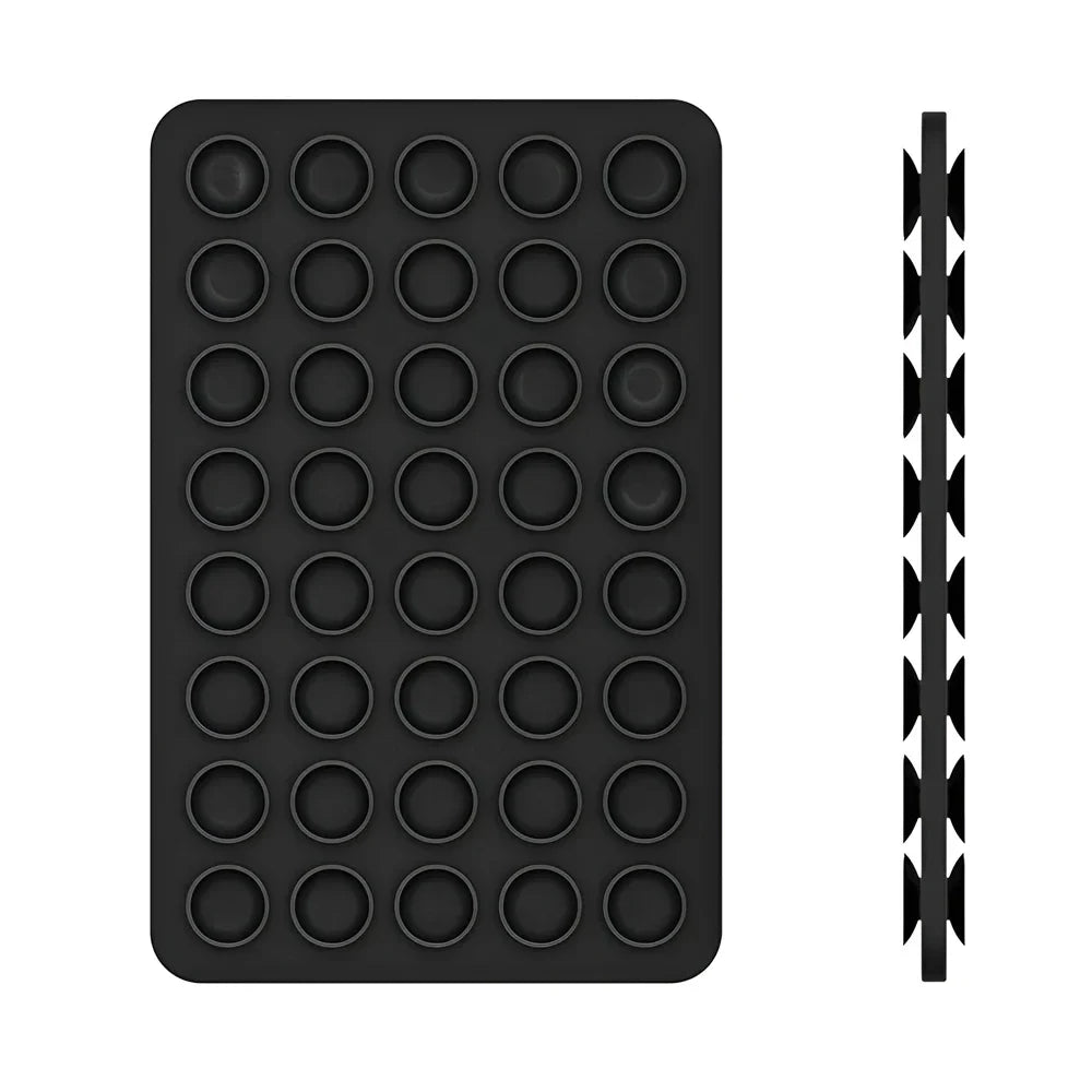 Silicone Suction Cup Phone Mount Double-Sided, Sticky Grip Suction Case Mount, Hands-Free Accessories for Tiktok Videos & Selfie