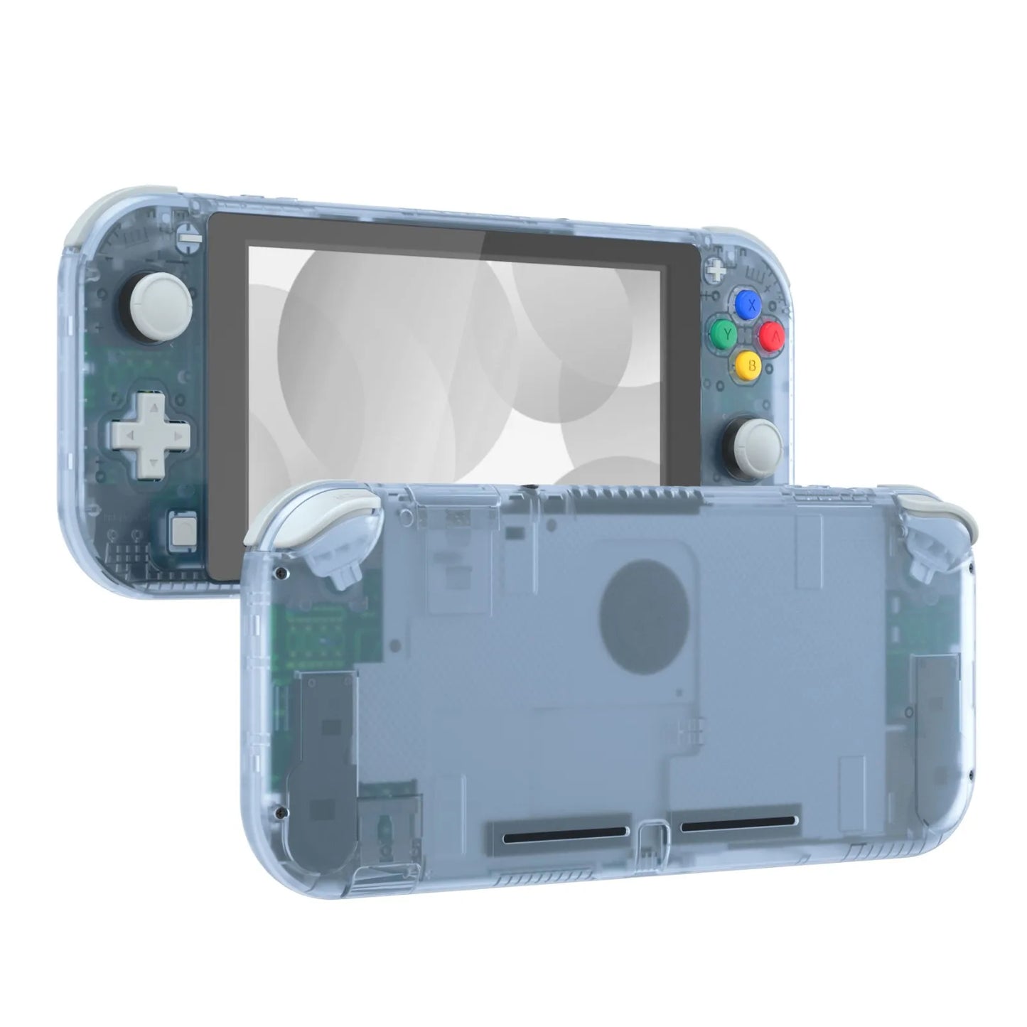 eXtremeRate Replacement Handheld Controller Housing Custom Shell with Screen Protector & ABXY Buttons for Nintendo Switch Lite