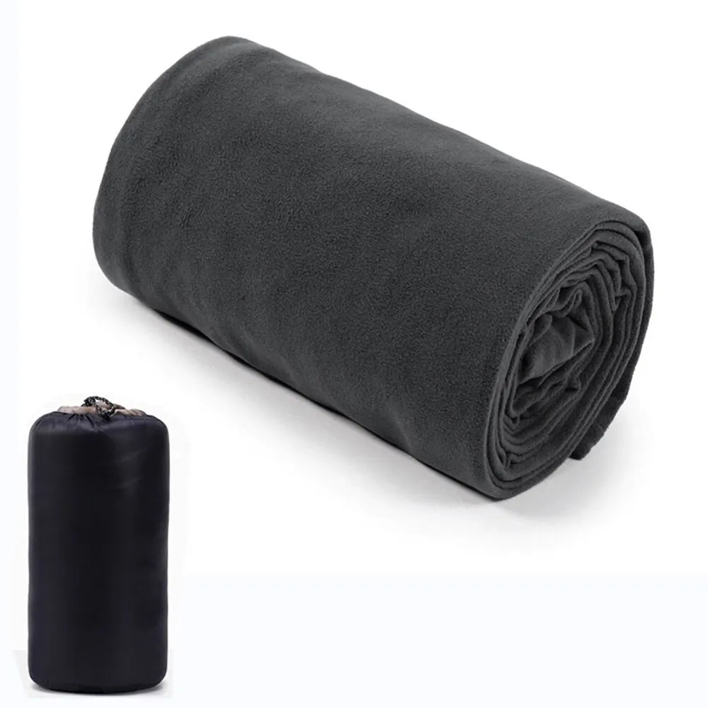 Polar Fleece Sleeping Bag Liner - Lightweight Travel and Camping Blanket - photo 17