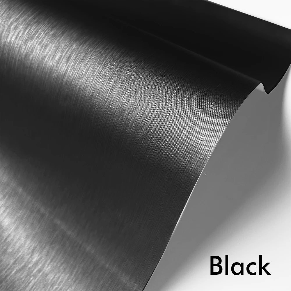 Matt Brushed Aluminum Vinyl Wrap Film Silver Car Stickers PVC Self Adhesive Protection Sticker Air Release Motorbike Accessories