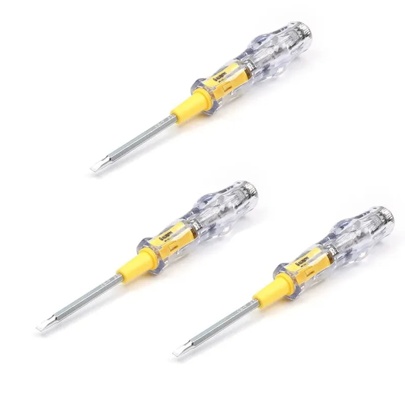 Double-Headed Screwdriver 100-500v Voltage Tester Pen  Detector Removable Phillips Flat-head Screwdriver Tools