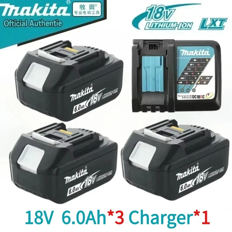 Makita 18V battery High Capacity Original Genuine 3Ah 5Ah 6Ah 9Ah Li-ion for Cordless Drill Grinder Wrench Handheld Tools