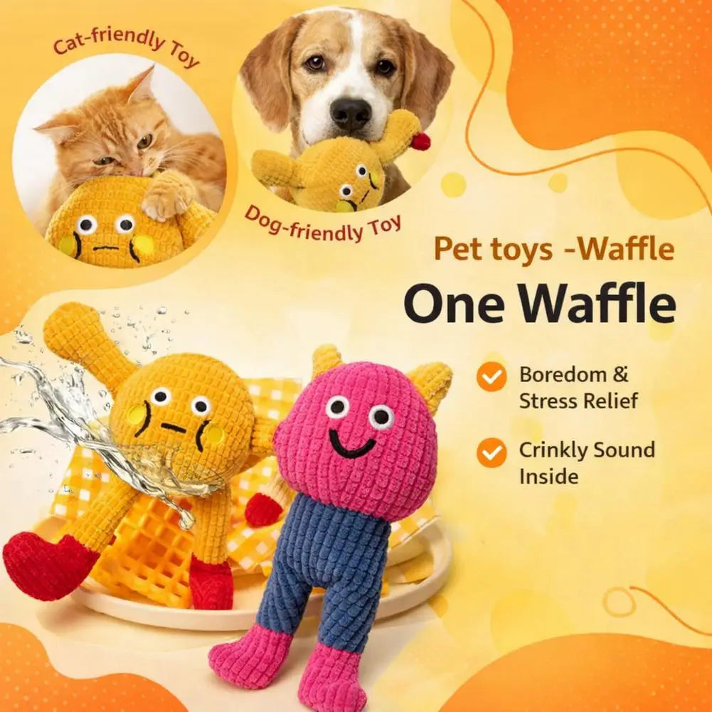 Cute Squeaky Puppy Teething Toy - Interactive Chew – photo 3