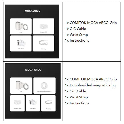 COMITOK MOCA ARCO Magnetic Camera Grip for iPhone  Series Detachable Remote iOS17/18/26 Handle Holder for Vlog Recording Selfie