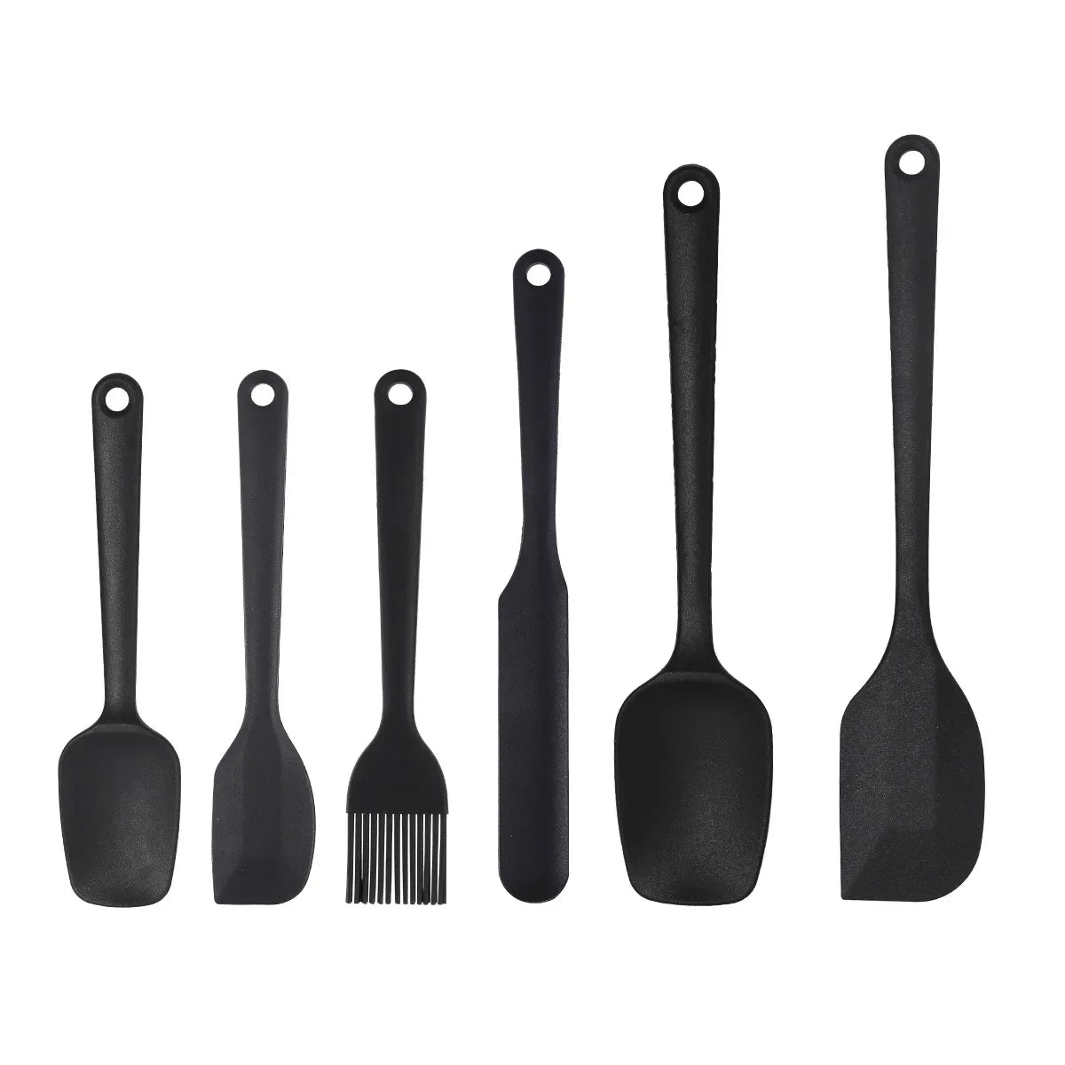 Silicone Baking Utensil Set - Spatulas, Scraper & Oil Brush - photo 7