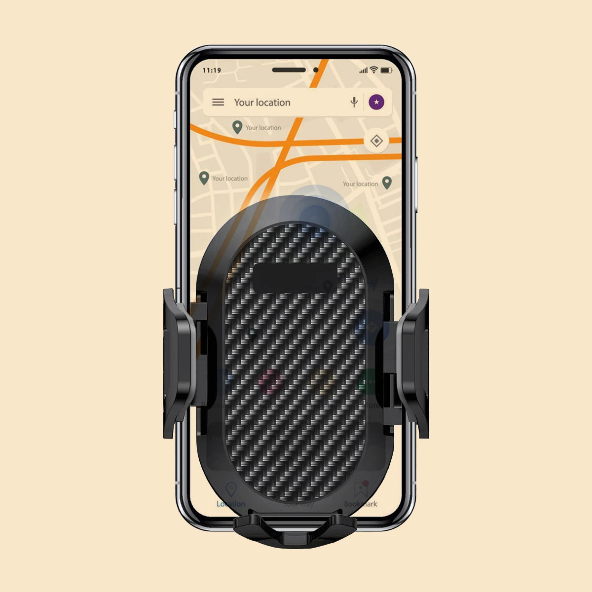 Magnetic Phone Mount with Wireless Charging for Ford F-150 Raptor 2019–2020