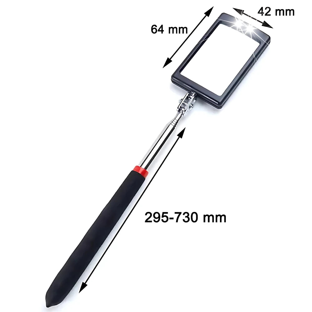 Telescopic Adjustable Magnetic Pick-Up Tools Magnetic Telescopic Magnet Grip Long Pen Telescopic Magnet Stick with LED Light