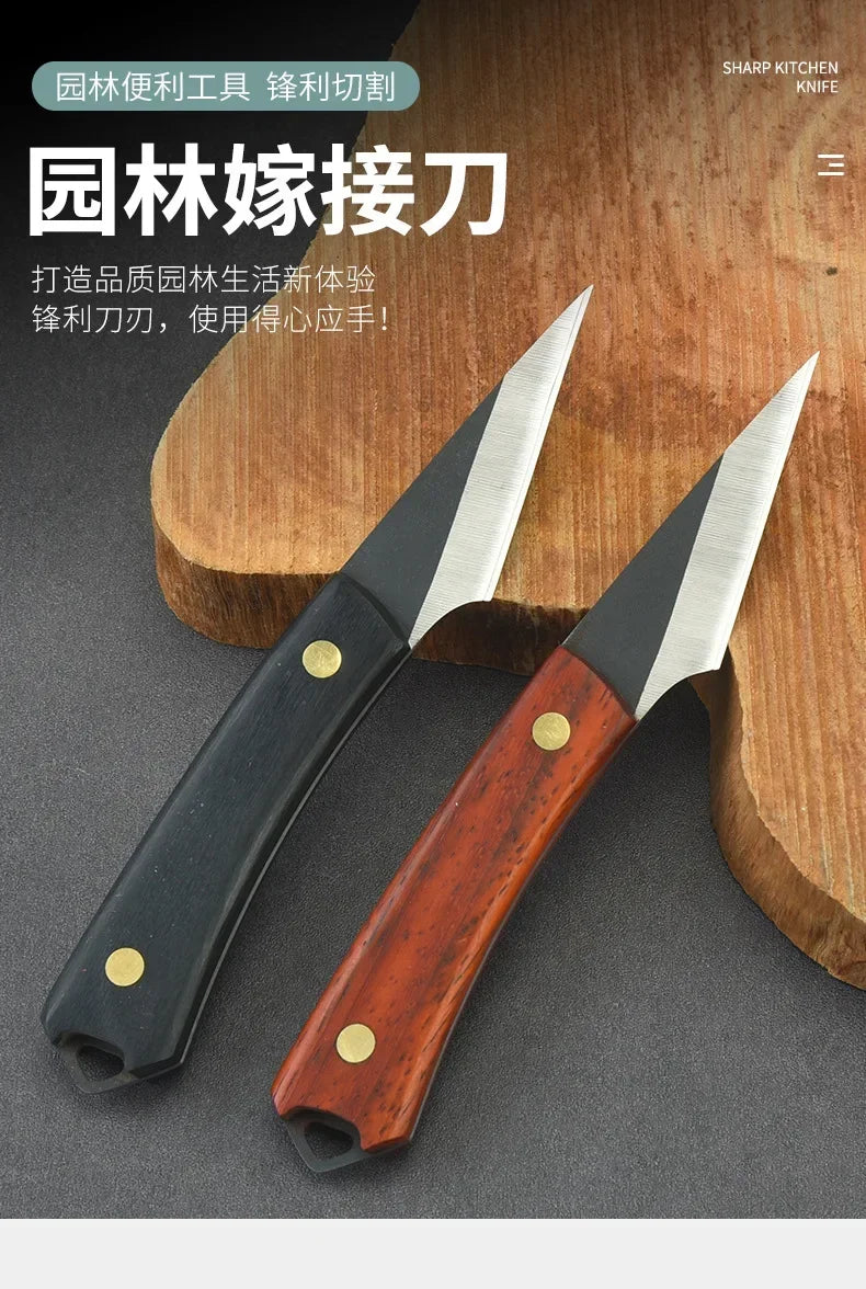 Mini Steel Grafting Knife — Budding & Wood Grafting Garden Tool
