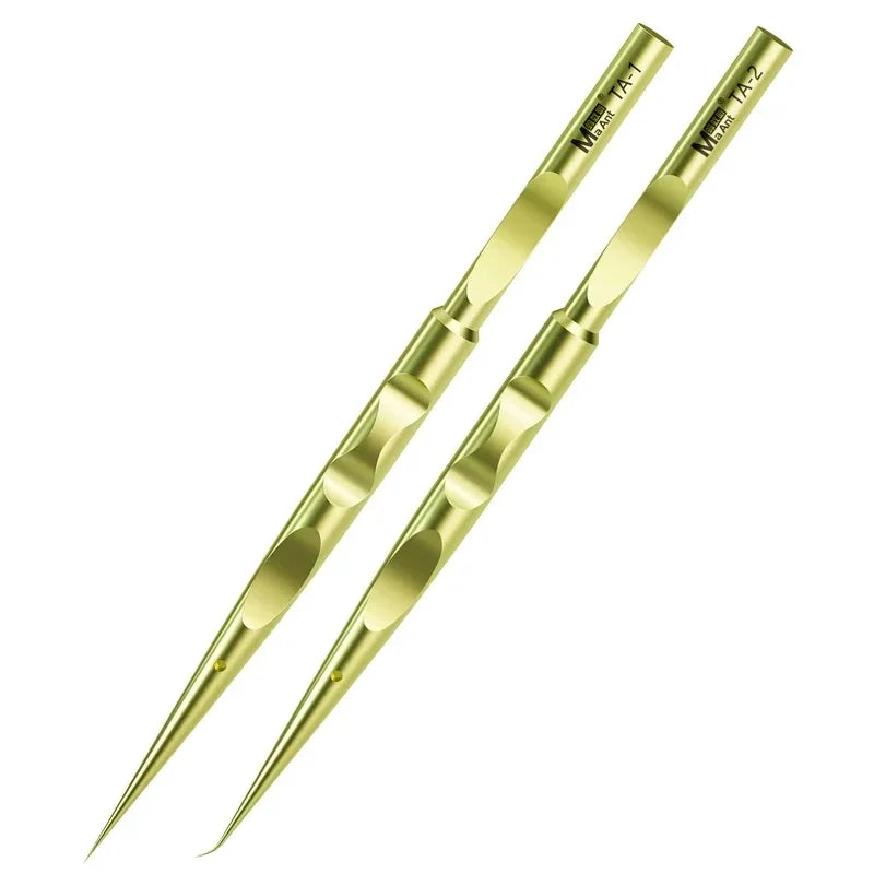 MaAnt TA-1 TA-2 High-Precision Titanium Alloy Tweezers Stainless Steel Phone Mainboard Copper Wire Repair Non-Magnetic Forceps