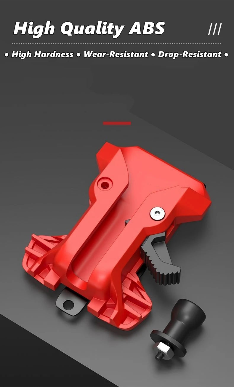 High-Hardness Self-Locking Drill Holder with Belt Clip Quick Release Power Tool Waist Holster Thickened Portable Storage