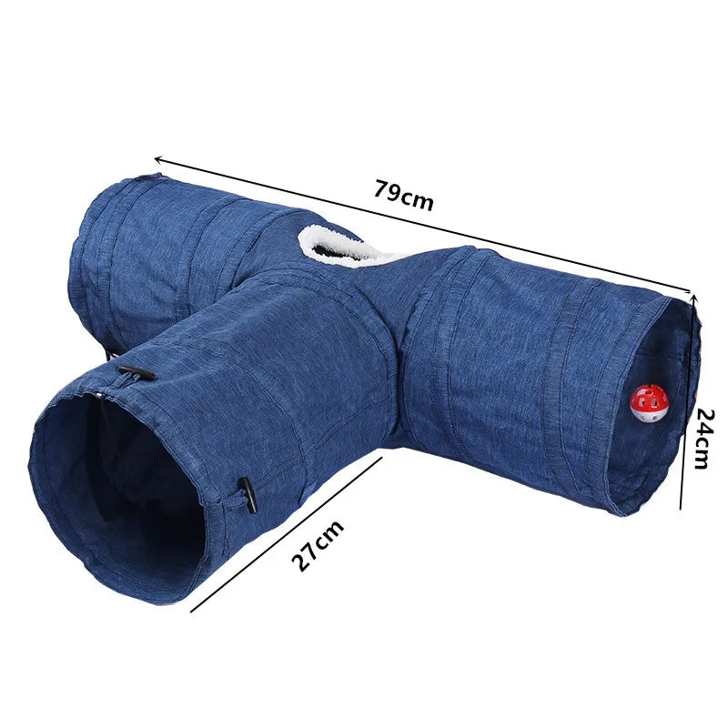Dog Bed for Sleeping, Four‑Season Universal Pet Mat with Removable Washable Cover, Bite‑Resistant Cat Bed Cushion, Self‑Play Int
