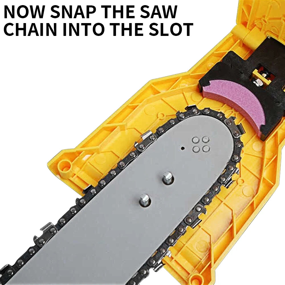 Quick Chainsaw Teeth Sharpener Handheld Chainsaw Maintenance Tool Fast Grinding Chainsaw Chain Sharpener Tool