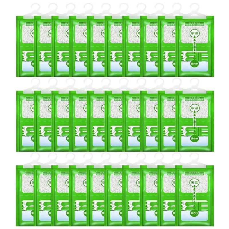 Hanging Wardrobe Dehumidifier Bags - 10 Pack Moisture Absorbers - view 14
