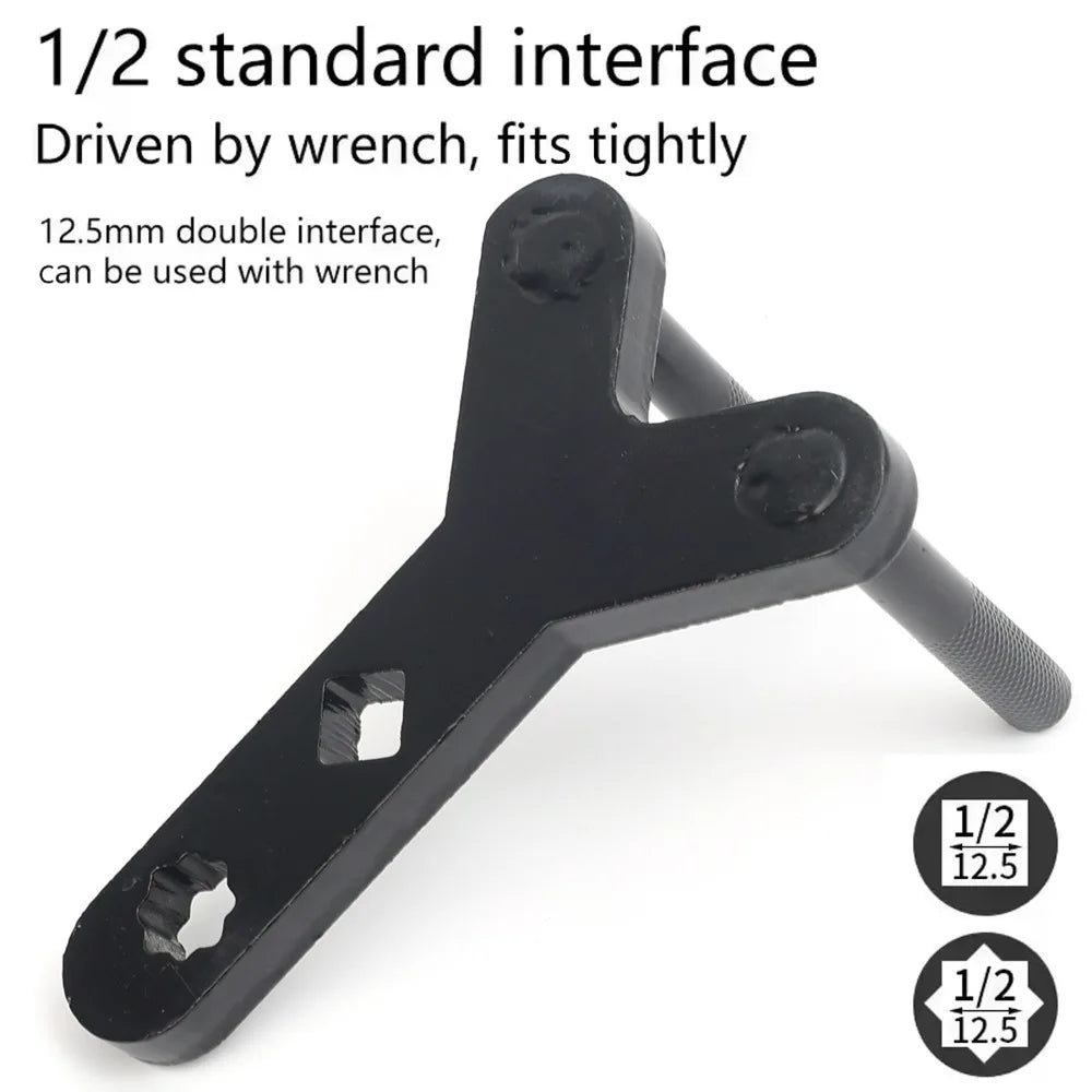 Car Lower Control Arm Disassembly Tool Manganese Steel Ball Joint Separator Leverage Drive Shaft Separation 1/2" Drive Adapter