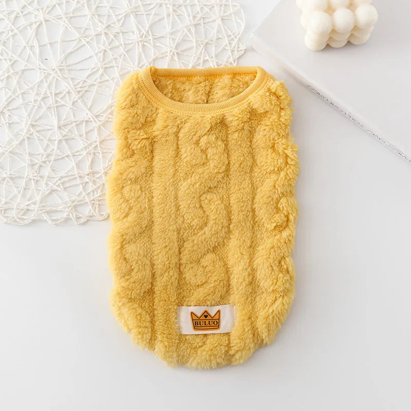 Knit Sleeve Cat and Dog Hoodie - Warm Fleece Sweater for Small Dogs - photo 9