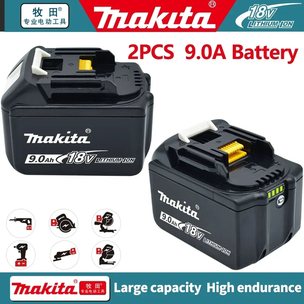 Original Makita 6Ah for Makita 18V Battery BL1830B BL1850B BL1850 BL1840 BL1860 BL1815 Replacement Lithium Battery
