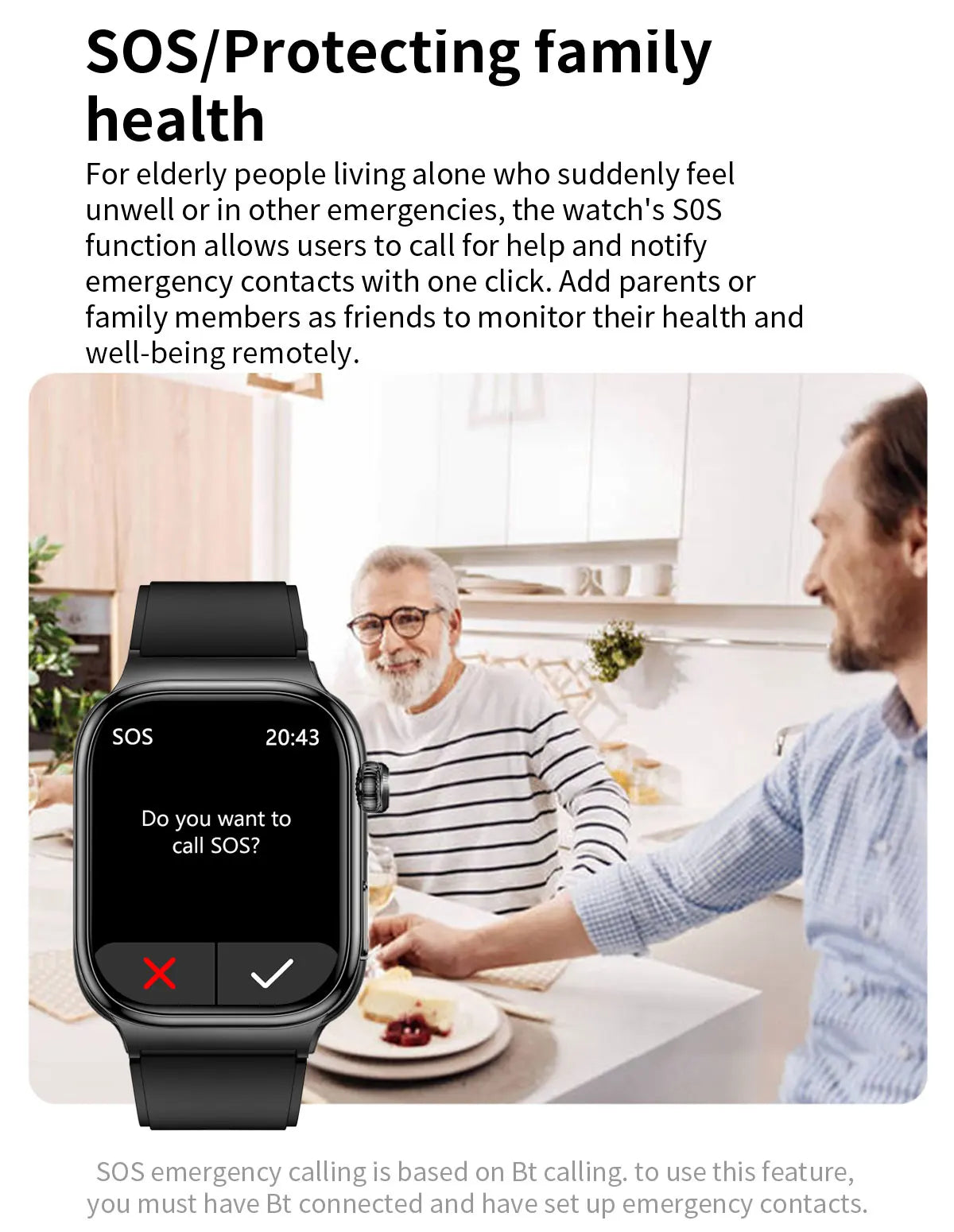 2026 ECG+PPG Health Smart Watch – Uric Acid, Blood Lipids, Blood Pressure & Bluetooth Call | Men & Women