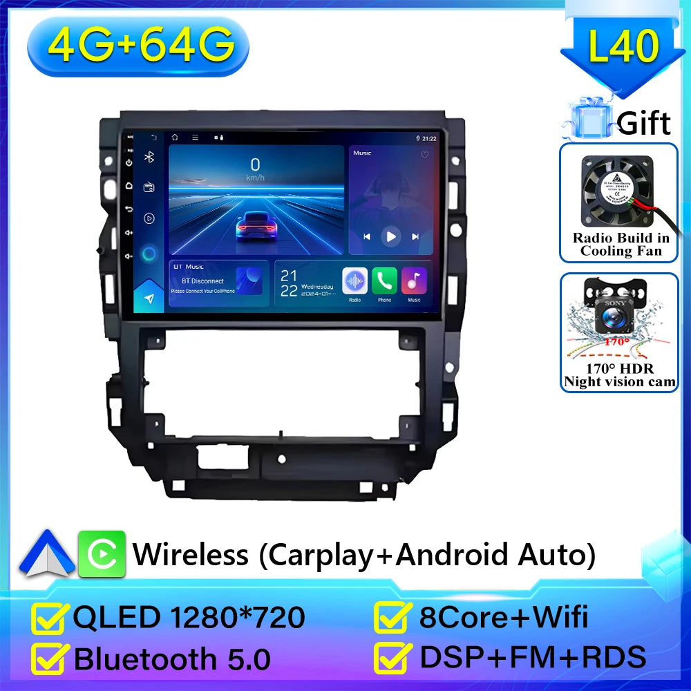 Android 16 For Volkswagen Golf 4 Mk4 Jetta 2004 - 2008 Car Radio Carplay Multimedia Player GPS Navigation Wifi Video Stereo 2din
