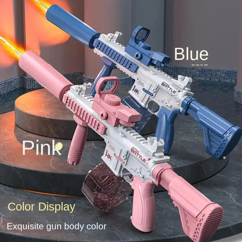 M416 Electric Water Gun — Auto Light-Up Summer Pool Toy