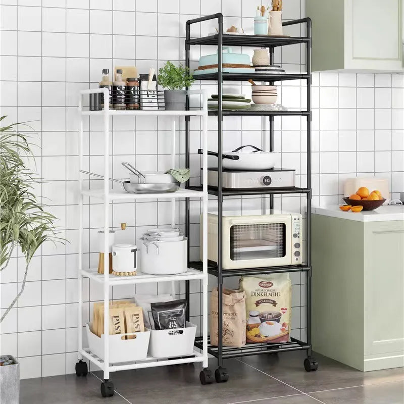 Multi-Level Kitchen Storage Cart - Floor-Standing Shelf Organizer - photo 2