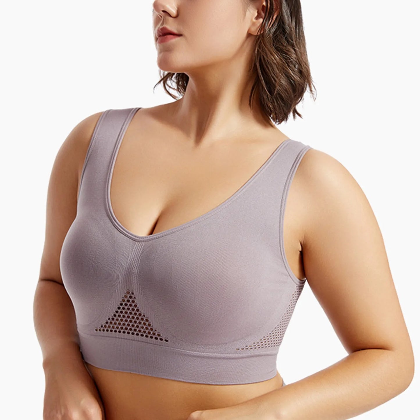 MMAlto Women's Shockproof Sports Bra – High Support Running Yoga Fitness Vest | S-XXXXXL