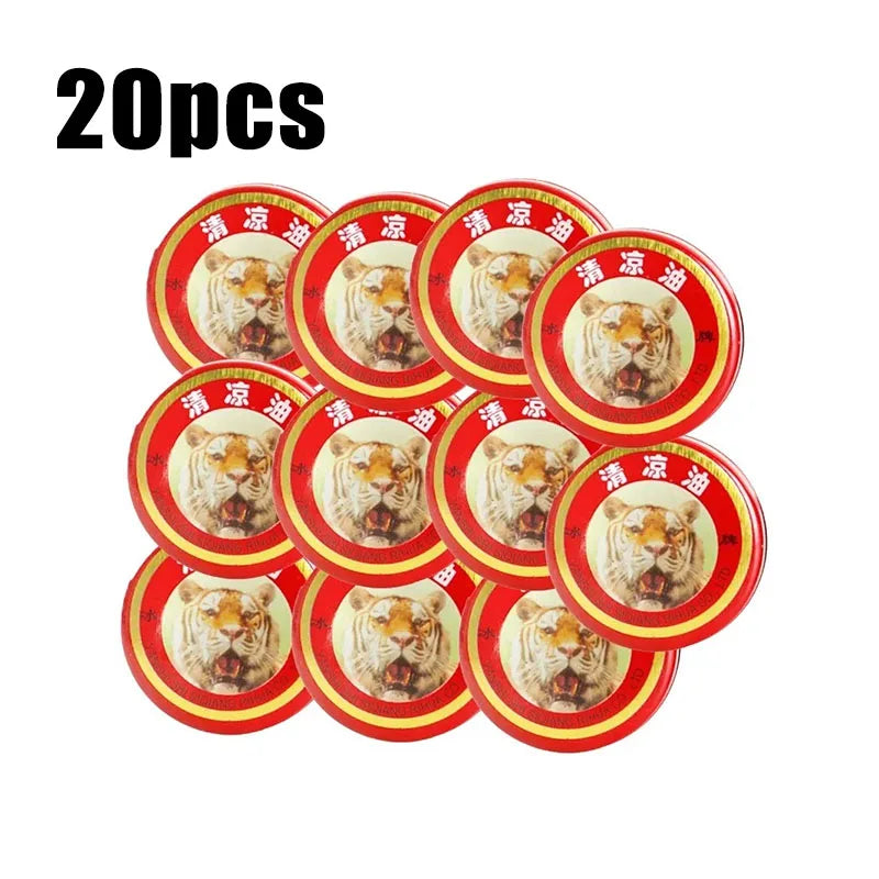 10/30/50/80PCS Tiger Essential Tigre Balm Plaster Tiger Essential Oils Mosquito Elimination Headache Cold Dizziness Solid Air
