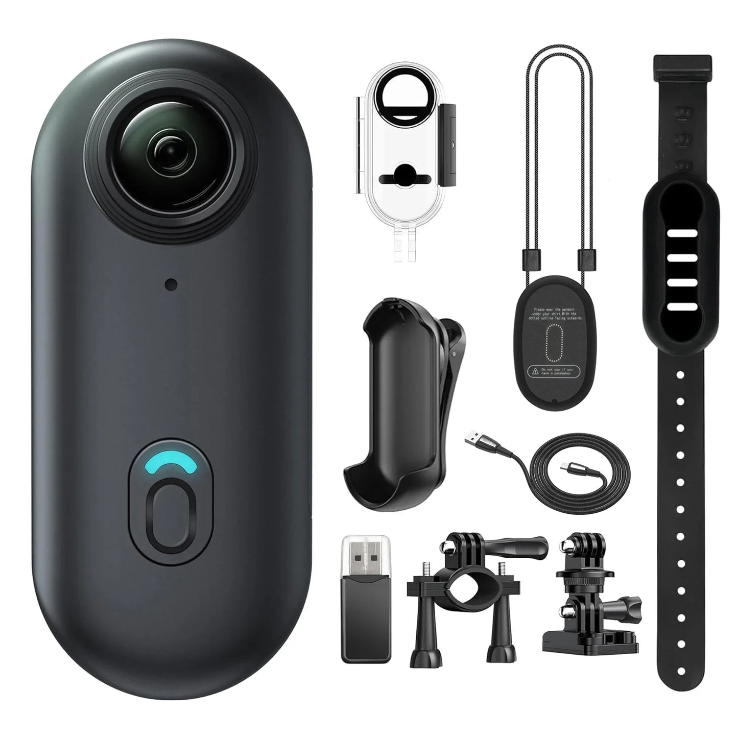 Mini Body Camera — Helmet & Handlebar Motorcycle Sports Cam