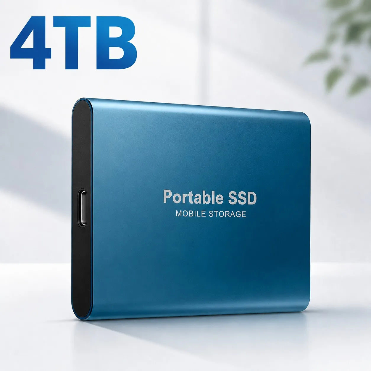 1TB Portable SSD — Slim High-Speed External Solid State Drive