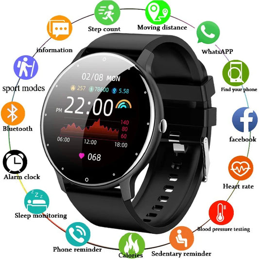 LIGE Smart Watch — Fitness Tracking, Waterproof, iOS & Android