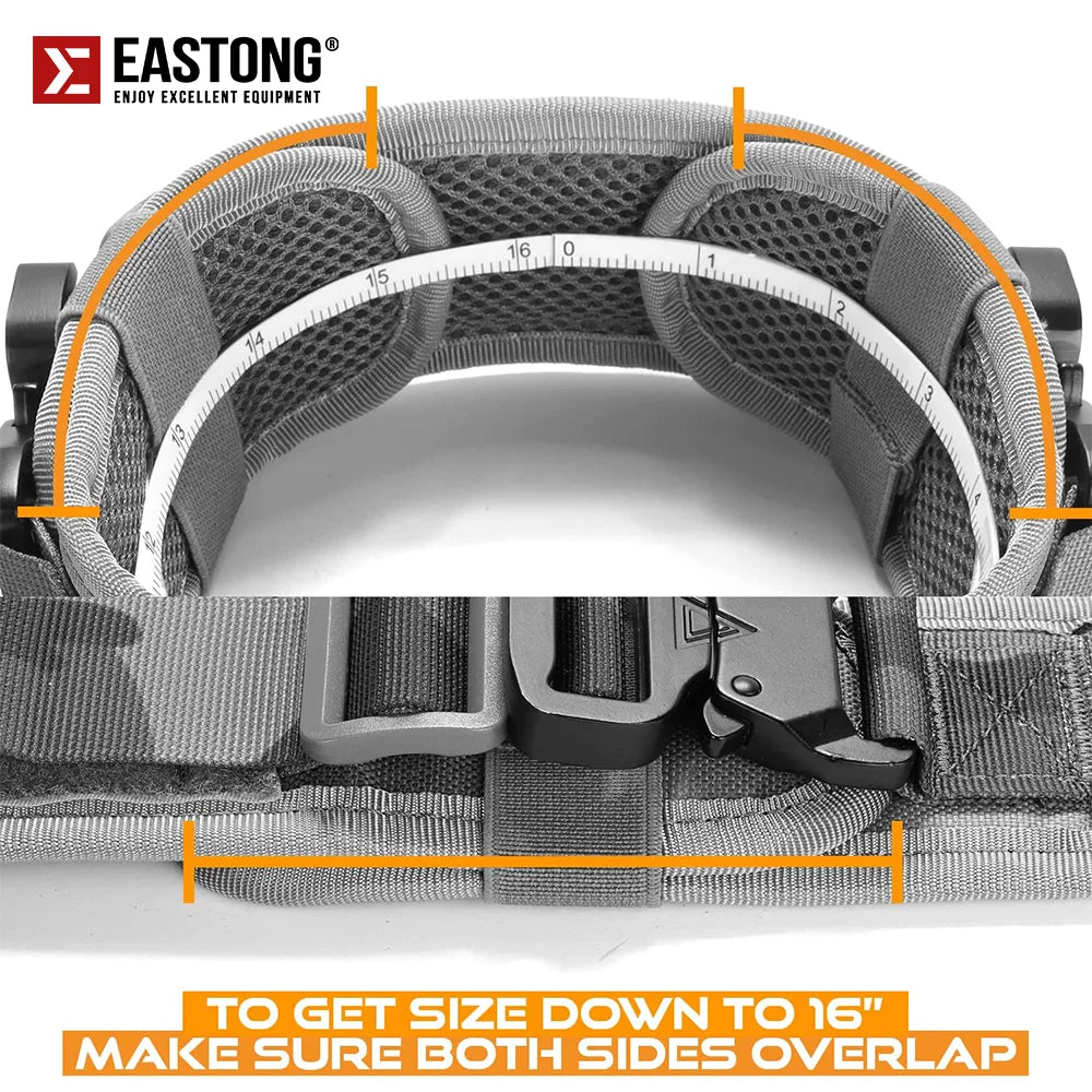 Tactical Reflective Dog Collar - Metal Buckle & Handle – photo 2