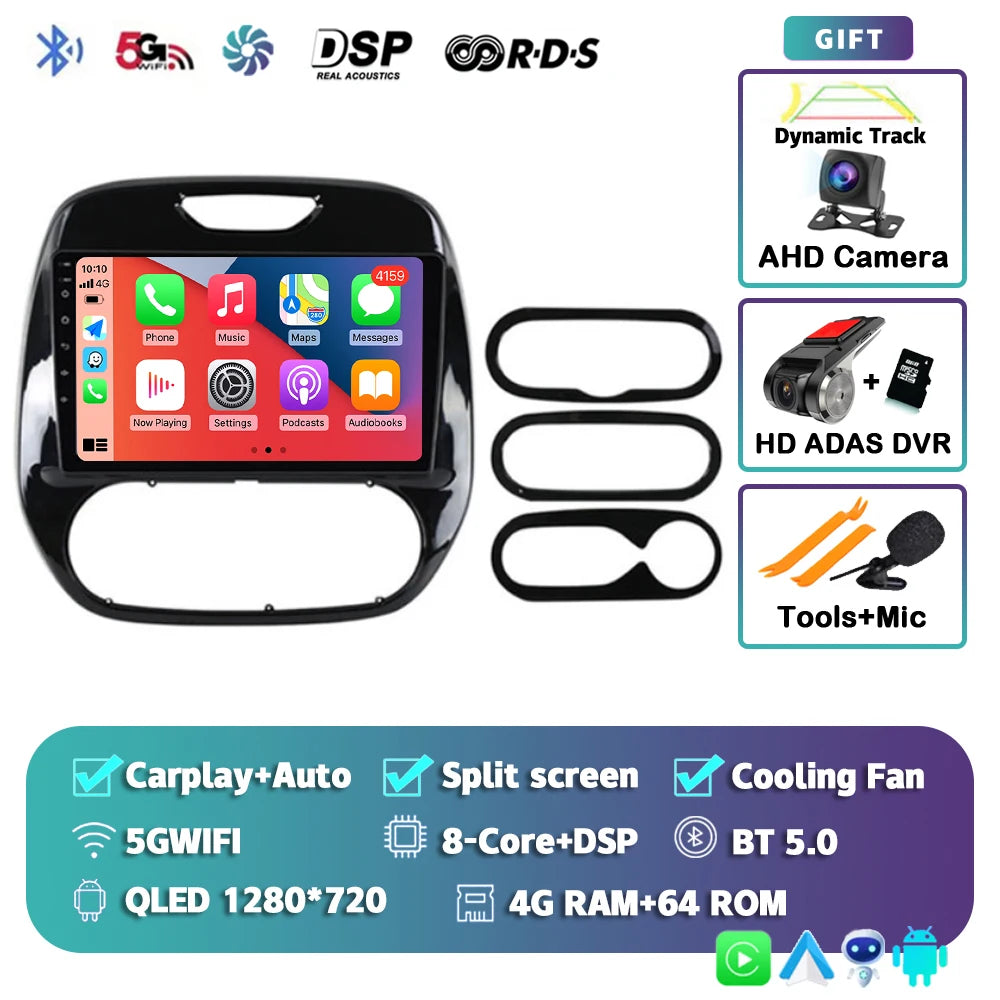 Android 15 Car Radio For Renault Kaptur Captur Clio Samsung QM3 2026 2026 2026 2026 Wireless Carplay multimedia Android Auto 4G