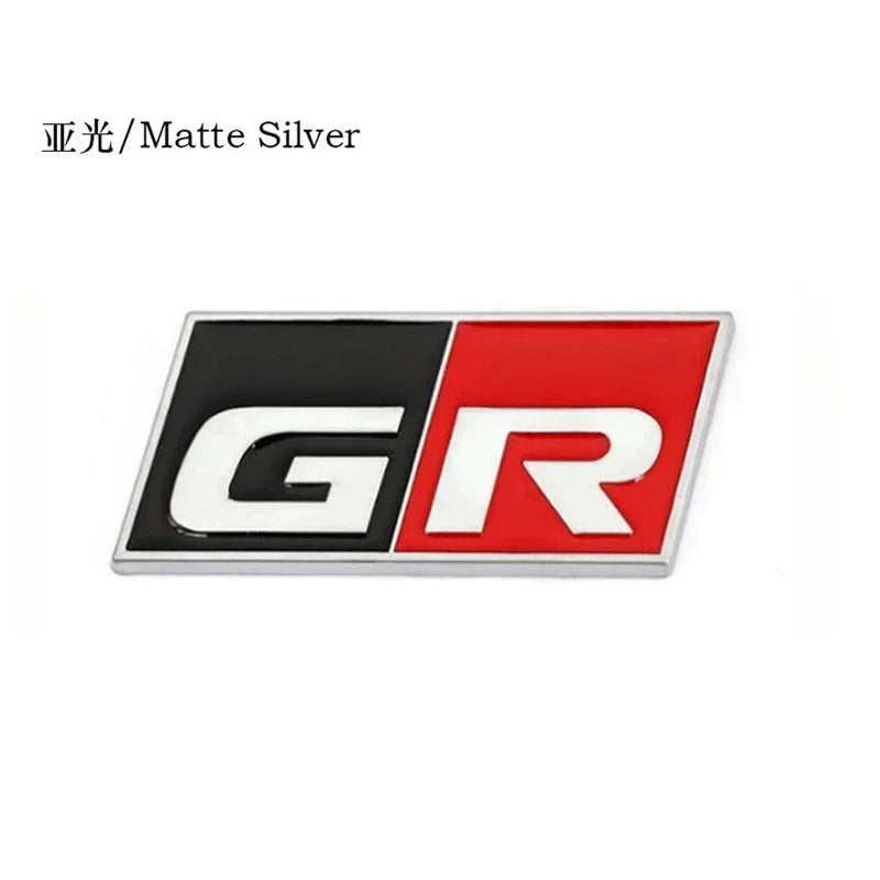 3D Metal Car Sticker Labeling Emblem Badge Decals For Toyota sport GR Sport RAV4 C-HR Avensis Prado Prius Car Auto Accessories