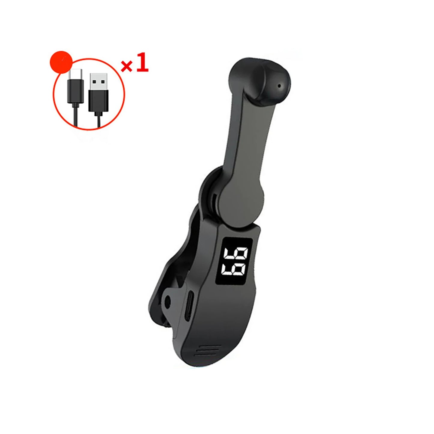 Auto Screen Clicker Tapper w/Power Cable For Smart Phone Apps Video Live Streaming Gadget Fast Click Cell Phone Screen Tapper