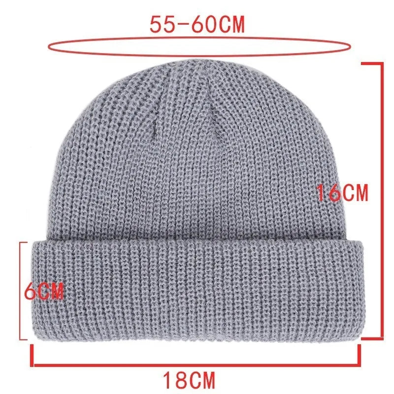 Classic Knit Beanie for Men and Women - Black, White, Gray or Beige - photo 4