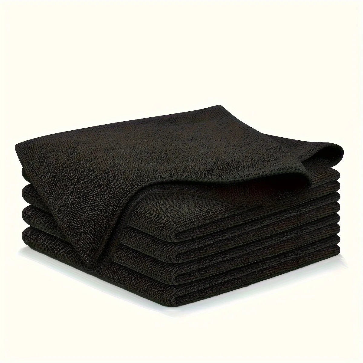 Heavy Duty Microfiber Cleaning Towels, 10 Pack, 25x25cm, Ultra Soft & Highly Absorbent, Dry & Wet Use, Streak-Free Cleaning