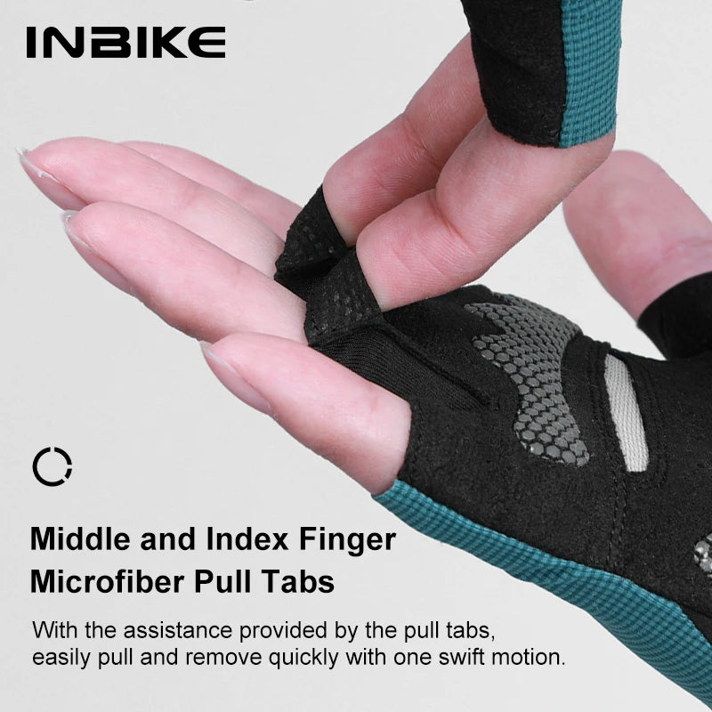 Half Finger Cycling Gloves with Padded Palm
