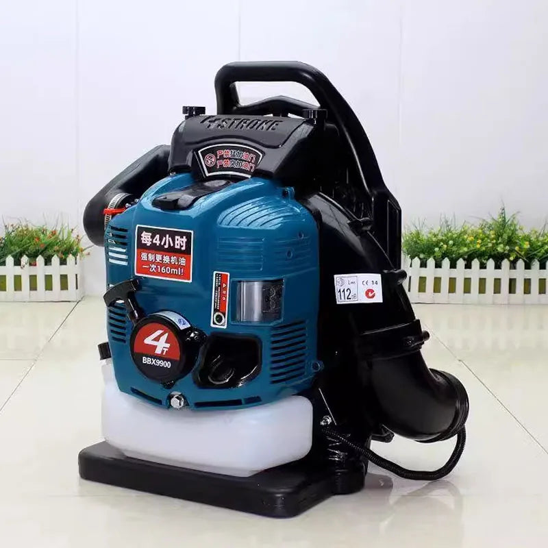 High-Power 4-Stroke 75.6cc Gas Leaf Blower for Large Yards