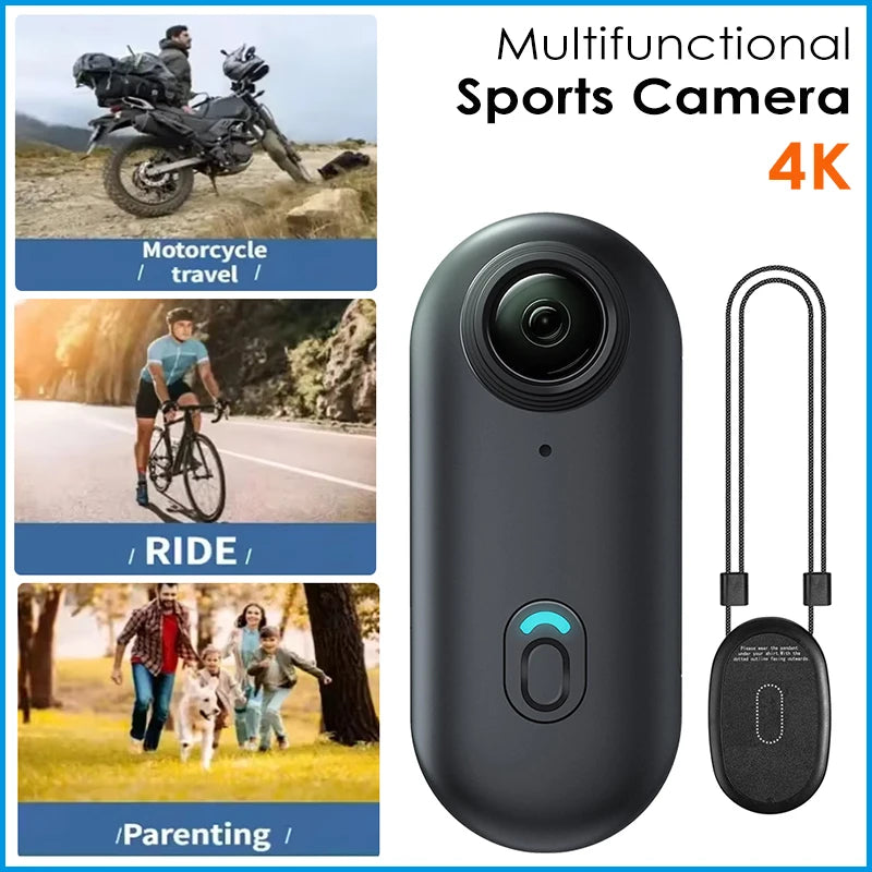 4K Outdoor Sports Action Camera — Helmet & Motorcycle Body Cam