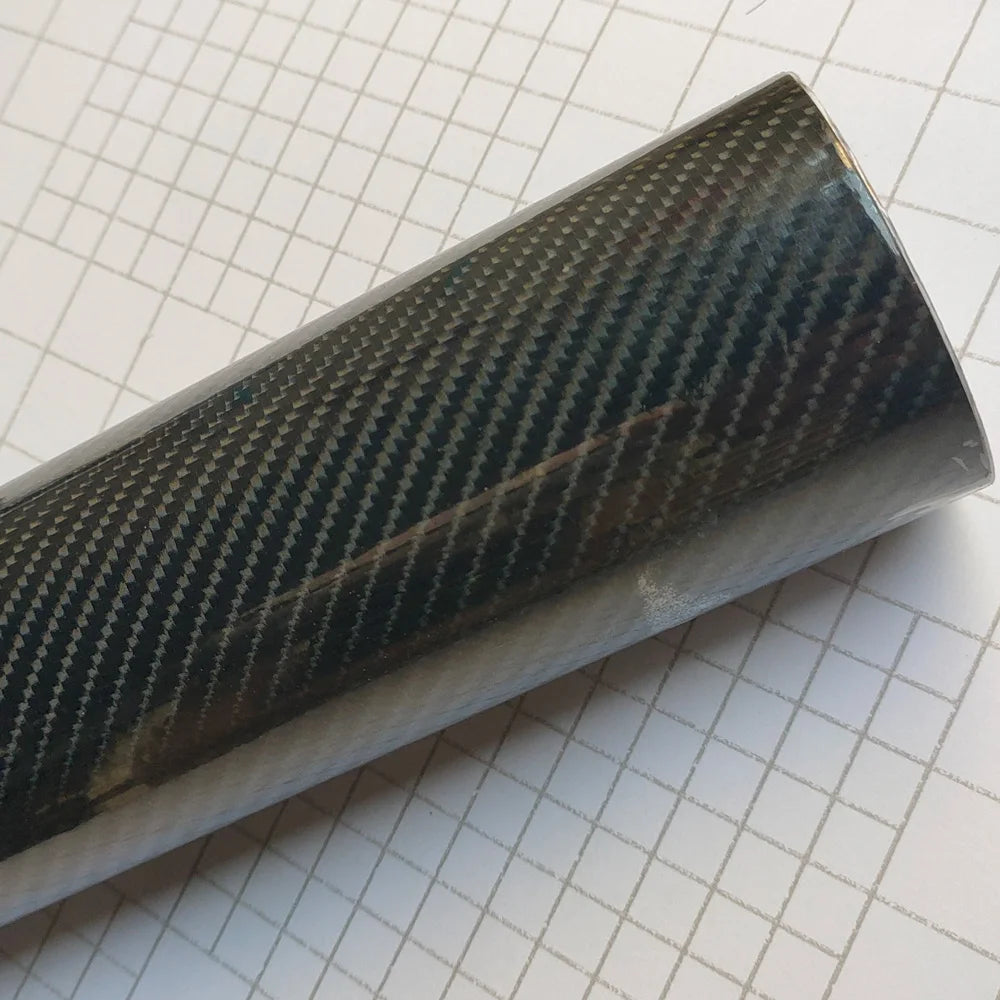 3D 4D 5D Carbon Fiber Vinyl Wrap Film – Black Matte Car Sticker for Car, Laptop, Phone & Motorcycle