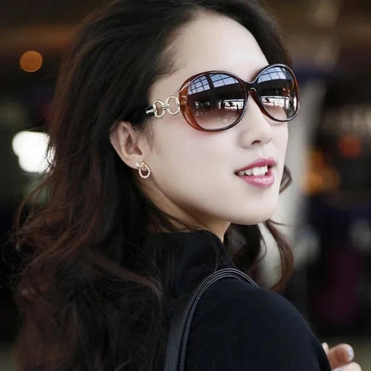 Star mirror square sunglasses for women